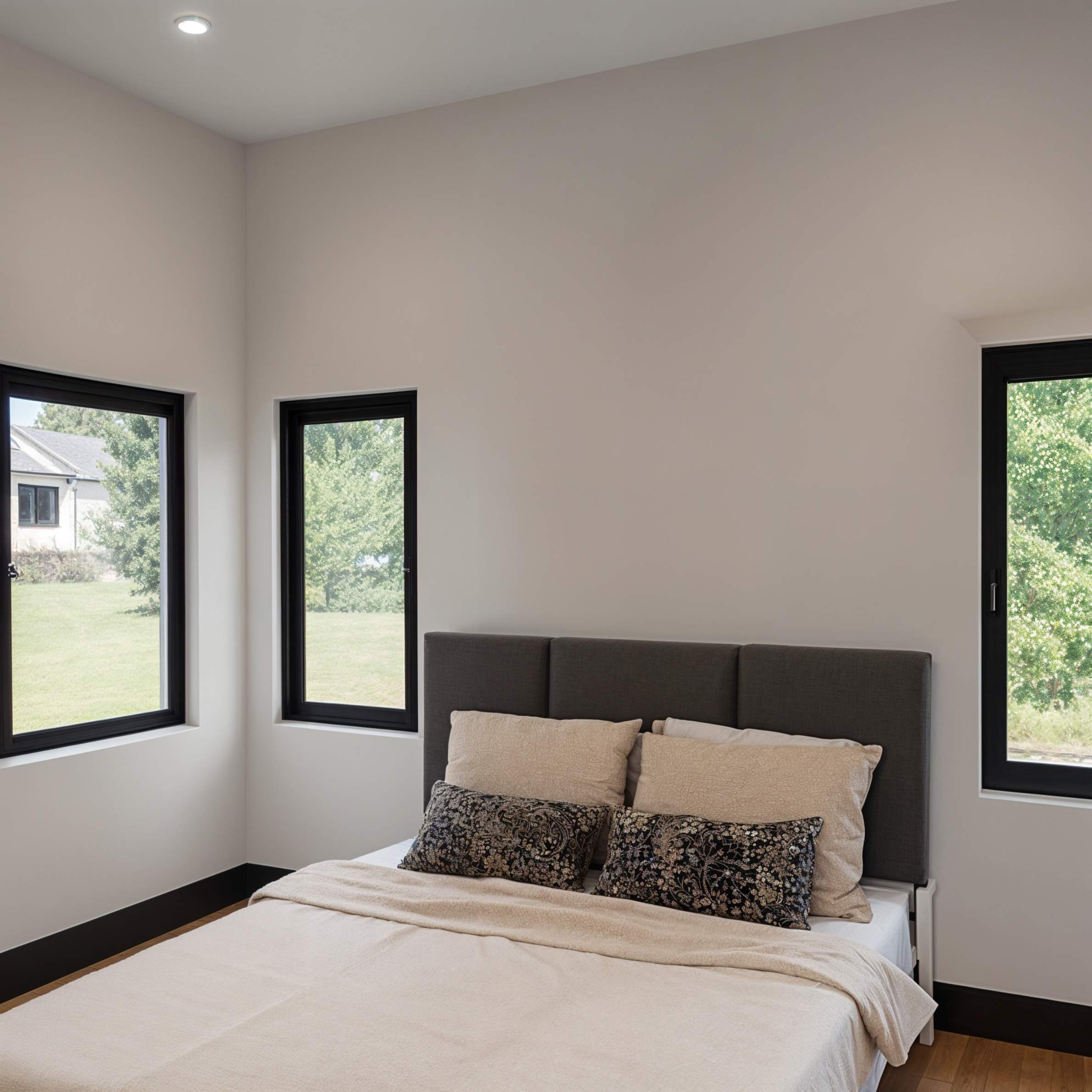 800 sq ft 2 bed 1 bath detached ADU bedroom